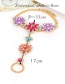 Fashion Silver Color Flower Shape Decorated Anklet