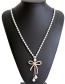 Fashion Gold Color Bowknot Shape Decorated Necklace