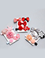 Fashion Red Bowknot&flower Shape Decorated Hair Clip(5 Pcs)