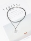 Fashion Silver Color Flower Shape Decorated Choker