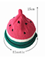 Fashion Red Watermelon Shape Decorated Hat