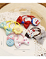 Lovely Plum Red+blue Horse&bowknot Decorated Hair Band (2pcs)