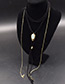 Fashion Black Tassel Decorated Multi-layer Necklace