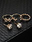 Fashion Gold Color Flower&bowknot Decorared Jewelry Sets