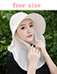Fashion Pink Pure Color Decorated Anti-uv Hat