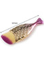 Lovely Gold Color+purple Fish Shape Decorated Brush