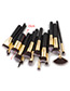 Fashion Black+gold Color Color -matching Decorated Brush (17pcs)