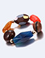 Fashion Multi-color Stone Shape Decorated Bracelet