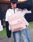 Fashion Pink Rabbit Ear Shape Decorated Backpack