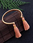 Fashion Brown Tassel Decorated Bracelet