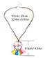 Fashion Brown Tassel Decorated Necklace