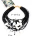Fashion White Water Drop Shape Decorated Necklace