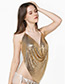 Fashion Silver Color Sequins Decorated Body Chain