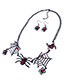 Fashion Black Cobweb&spider Decorated Jewelry Sets
