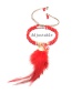 Fashion Pink Feather Decorated Bracelet
