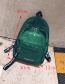 Fashion Green Letter Pattern Decorated Backpack  Nylon