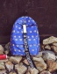 Fashion White Letter Pattern Decorated Backpack  Fabric