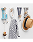 Fashion Gray+blue Letter Home Shape Decorated Hook Ornaments