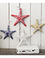 Fashion Plum Red Starfish Shape Decorated Hook Ornaments(small)