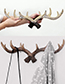 Fashion Gray+black Antlers Shape Decorated Hook Ornaments