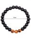 Fashion Black Beads Decorated Simple Bracelet