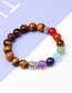 Fashion Multi-color Buddha Head&beads Decorated Bracelet