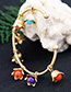 Trendy Gold Color Bells Pendant Decorated Simple Bracelet