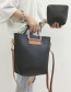 Vintage Brown Square Shape Decorated Bag (2pcs)