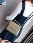 Fashion Gray Pure Color Decorated Shoulder Bag