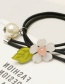 Fashion White Flower Decorated Double Layer Haid Band