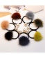 Fashion Brown Pearl&fuzzy Ball Decorated Hair Band