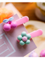 Lovely Light Yellow+pink Candy Shape Decorated Hairpin