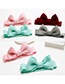Lovely Claret Red Bowknot Decorated Pure Color Hair Band