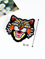 Fashion Multi-color Tiger Shape Decorated Simple Brooch