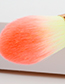 Trendy Orange+yellow Round Shape Decorated Makeup Brush(1pc)