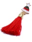 Fashion Red Bells Decorated Tassel Design Brooch
