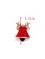 Lovely Red+white Bell Shape Decorated Simple Earring