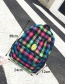 Fashion Muilt-color Pineapple Shape Decorated Backpack