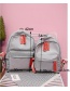 Fashion Gray Bowknot Decorated Backpack