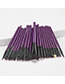 Fashion Purple Pure Color Decorated Makeup Brush ( 20 Pcs )