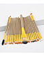 Fashion Brown+gold Color Color Matching Decorated Makeup Brush ( 20 Pcs )