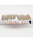 Fashion Brown+silver Color Color Matching Decorated Makeup Brush ( 20 Pcs )