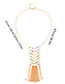 Fashion Multi-color Tassel Decorated Necklace
