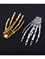 Fashion Antique Silver Hand Bone Shape Decorated Pure Color Hairpin