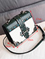 Fashion Coffee Rivet&beads Decorated Shoulder Bag