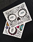 Fashion Black Eye Pattern Decorated Cosmetic Stickers