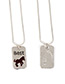 Fashion Silver Color Letter&horse Pattern Decorated Necklace ( 2 Pcs )
