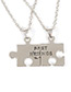 Fashion Silver Color Letter Pattern Decorated Necklace ( 2 Pcs )