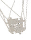 Fashion Silver Color Pure Color Decorated Necklace ( 4 Pcs )