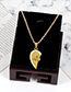 Fashion Gold Color Heart Shape Decorated Necklace ( 2 Pcs )